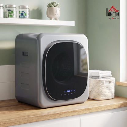 2.5kg 800W Vented Tumble Dryer with Stainless Steel Tub, Silver Tone