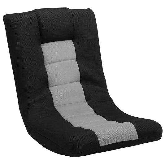 Folding Floor Chair, Floor Sofa with Adjustable Backrest, Wide Seat