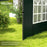 Gazebo Side Panels, Sides Replacement with Window for 3x3(m) or 3x6m Gazebo Canopy, 2 Pack, Green