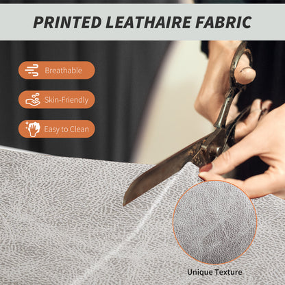 Office Chair, High Back Leathaire Desk Chair for Home, Grey