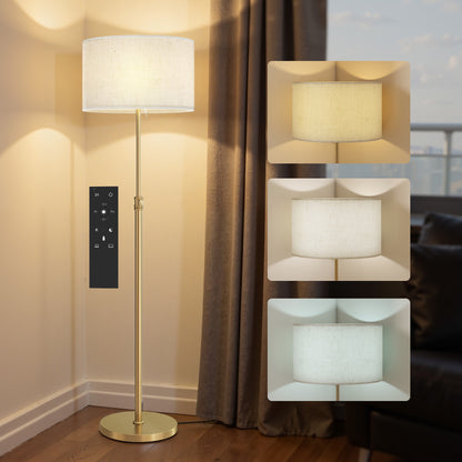 Modern Dimmable Standing Lamp with Adjustable Colour Temperatures