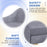 Dog Couch with Soft Cushion, Pet Sofa Bed with Wooden Frame, Removable Cover, for Medium and Large Dogs, Grey