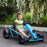 24V Electric Go Kart for Kids with Music, Horn Honking, Slow Start