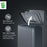 2 x 20L Double Rubbish Bin, Pedal Bin with Soft-Close Lid, Black