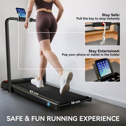 Folding Treadmill Walking Pad, Running Jogging Walking Machine