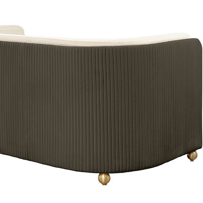 Ozman Two Seat Sofa – Chalk/Mink