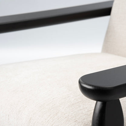 Waldo Armchair – Light Taupe Chenille