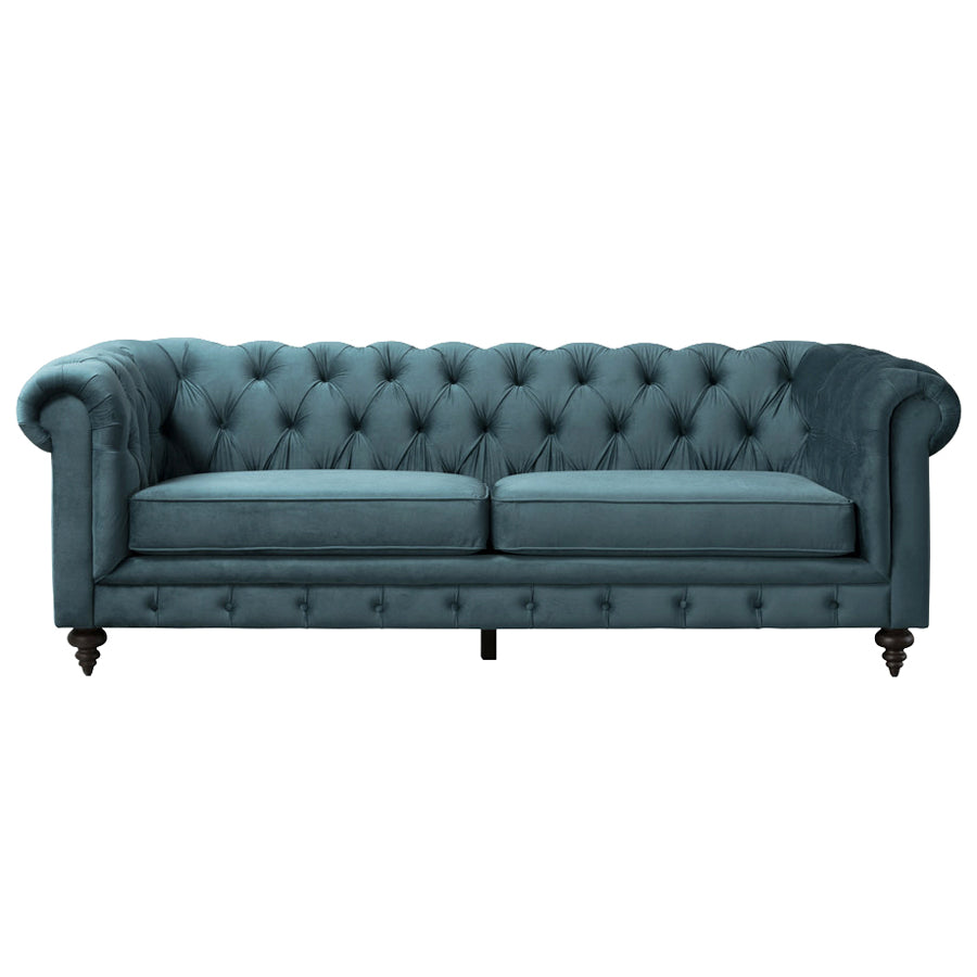 Monty Three Seat Sofa - Peacock