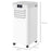 8000 BTU 4-In-1 Compact Portable Mobile Air Conditioner Unit Cooling Dehumidifying Ventilating w/ Fan Remote LED Display 24 Hr Timer Auto Shut