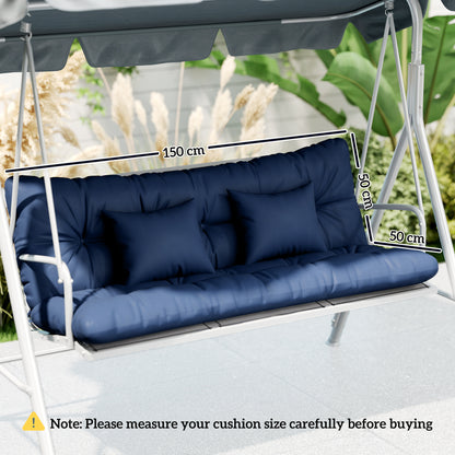 Outdoor Seat Cushions Back Cushion with 2 Pillows, Seat Pads