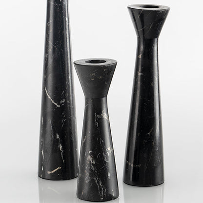 Terza Candle Holders Black