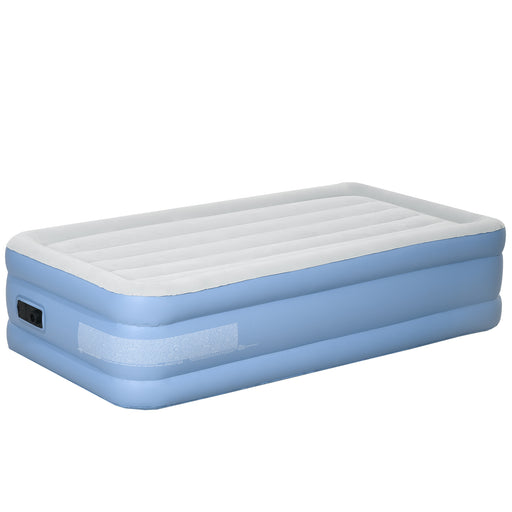 Widened Single Inflatable Mattress, with Built-In Electric Pump