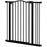 Metal Pet Safety Gate Dog Gate Folding Fence, Black