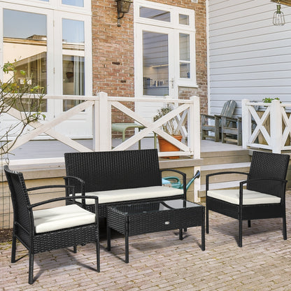 Rattan Set Garden Furniture Outdoor Patio Wicker Weave Chair Table