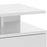 Nightstand Set of 2, Wall Mounted Bedside Cabinet, High Gloss White