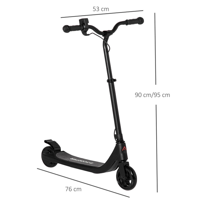 120W Electric Scooter w/ Battery Level Display, Rear Break - Black