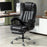 Executive Office Chair Computer Desk Chair for Home w/ Footrest, Black