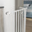 Extra Wide Dog Safety Gate, with Door Pressure, for Doorways, Hallways, Staircases - White