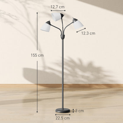 Arc Tree Floor Lamp with 3000K/4500K/6500K Colour Temperatures Black