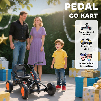 Pedal Go Kart, Go Kart for Kids Ages 2-5 Years, Black
