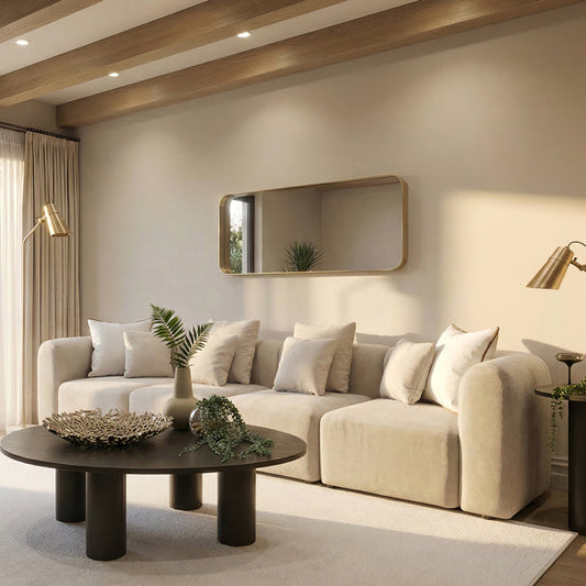 Dune Four Seat Sofa – Parchment