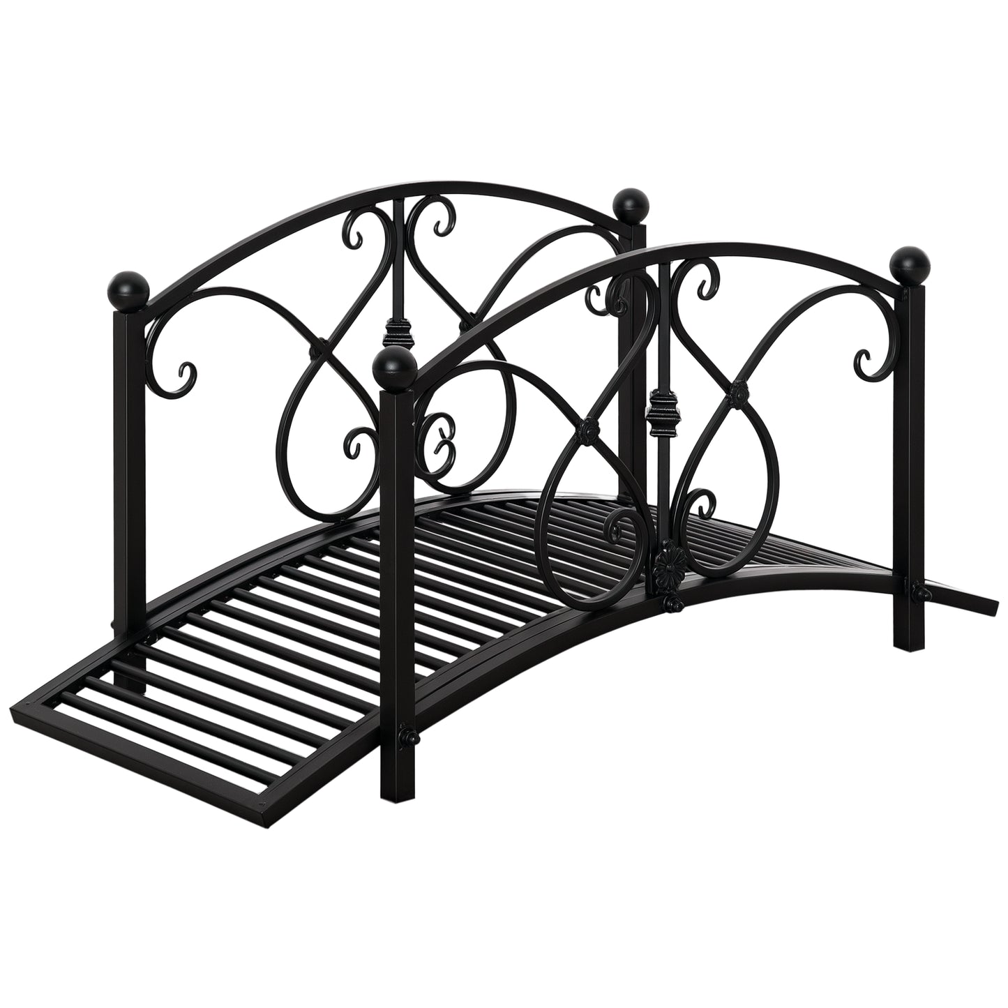 Decorative Garden Bridge Landscaping with Railings for Creek Pond
