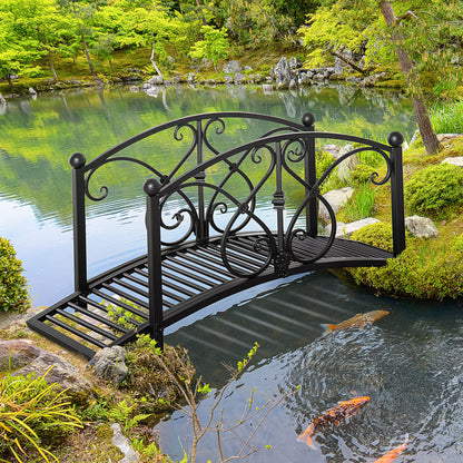 Decorative Garden Bridge Landscaping with Railings for Creek Pond