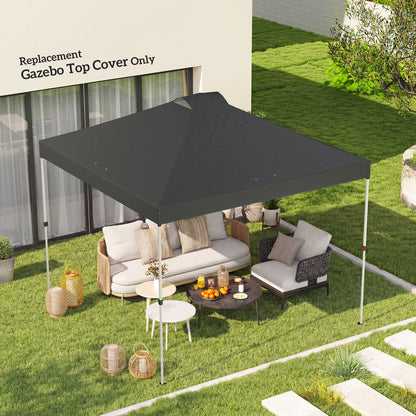 Gazebo Roof Replacement UV50+ Waterproof 3x3(m) Dark Grey