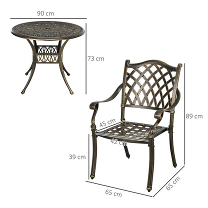 5PCs Garden Dining Conversation Set 4 Chairs Table Umbrella Hole