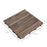 27 Pcs Solid Wood Interlocking Decking Tiles For Patio, Balcony, Roof Terrace, Hot Tub, Black, (30 x 30 cm Per Piece)