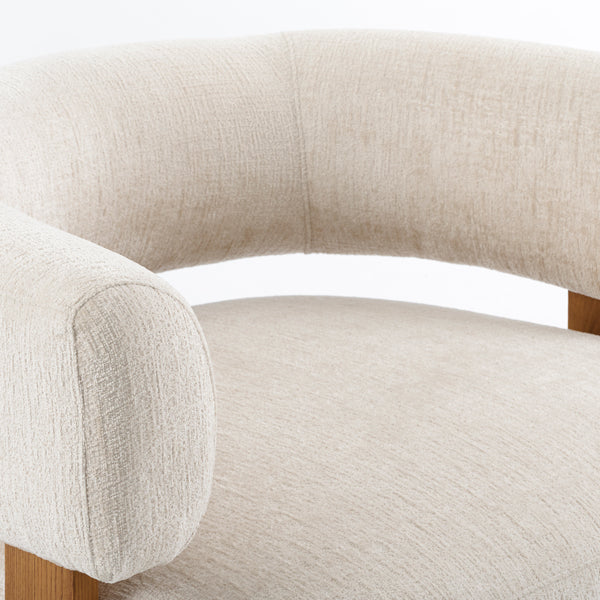 Pax Accent chair - Light Taupe - Chestnut