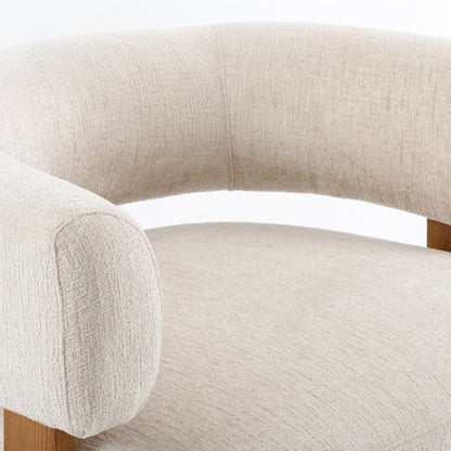 Pax Accent chair - Light Taupe - Chestnut
