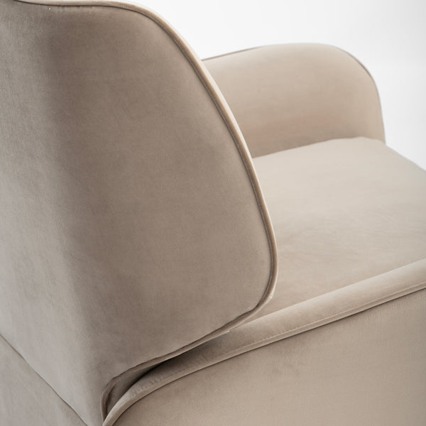Valmont Swivel Recliner Armchair - Taupe