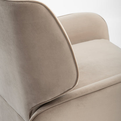 Valmont Swivel Recliner Armchair - Taupe