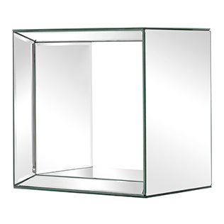 Uno - Mirrored Square Wall Shelf