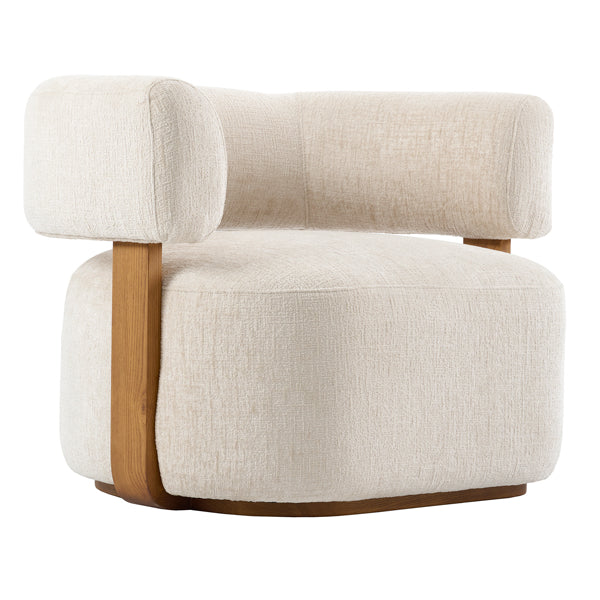Pax Accent chair - Light Taupe - Chestnut