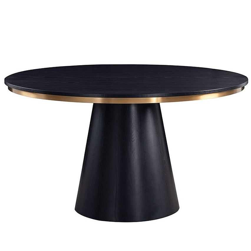 Brewster 4-6  Seat Black Dining Table