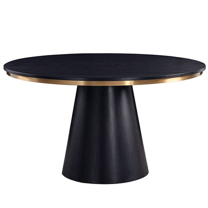 Brewster 4-6  Seat Black Dining Table