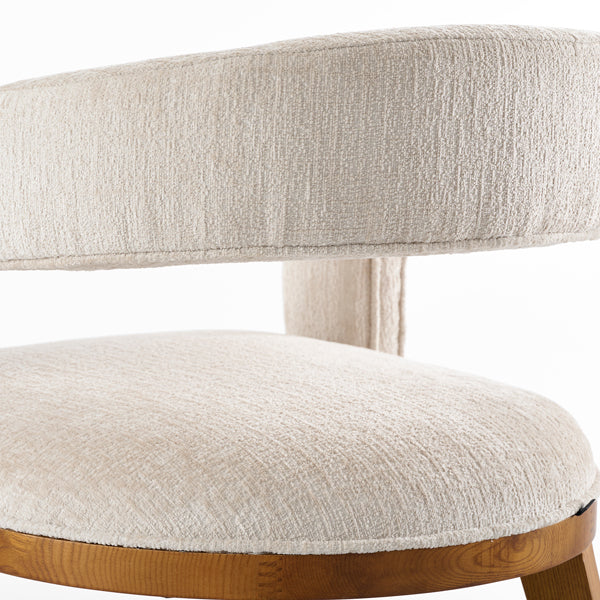 Madison Dining Chair – Light taupe – Chestnut