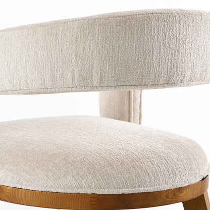 Madison Dining Chair – Light taupe – Chestnut