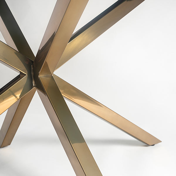 Aster Brass Dining Table