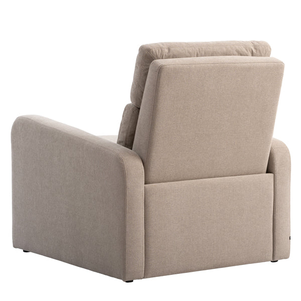 Lennox Electric Recliner Armchair - Taupe