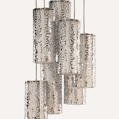Moray Seven Light Pendant Chrome