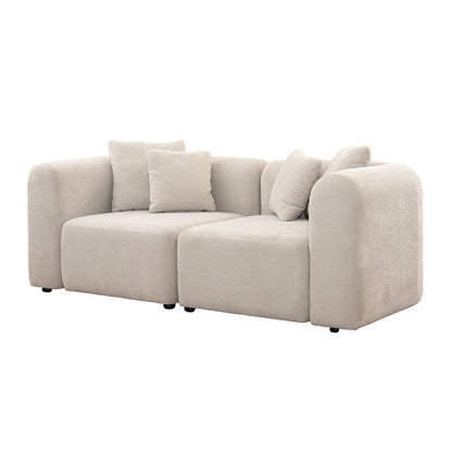 Dune Two Seat Sofa – Parchment