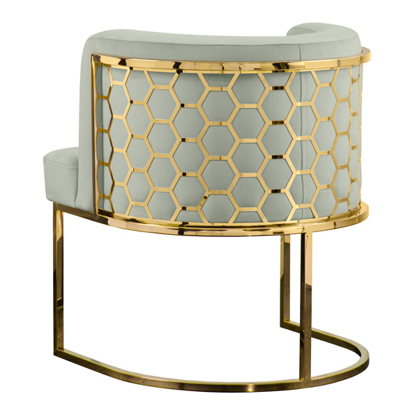 Alveare Dining Chair Brass - Jade