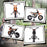 12V Kids Electric Motorbike w/ Twist Grip Throttle, Music - Orange