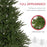 6 Foot Artificial Christmas Tree with Realistic Hinged Branches, Green