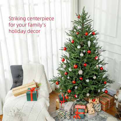 6 Foot Artificial Christmas Tree with Realistic Hinged Branches, Green