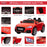 12V Battery Licensed Audi TT RS Ride-On Car w/ Remote, Headlight - Red