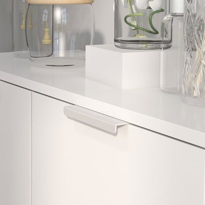 Shoe Storage Cabinet with Soft-Close Hinges & Adjust Shelves, High Gloss